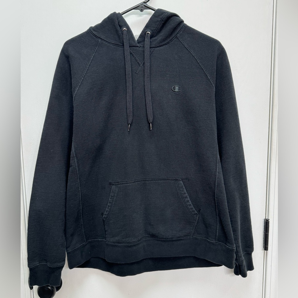 Champion Men's Black Hoodie Sweater